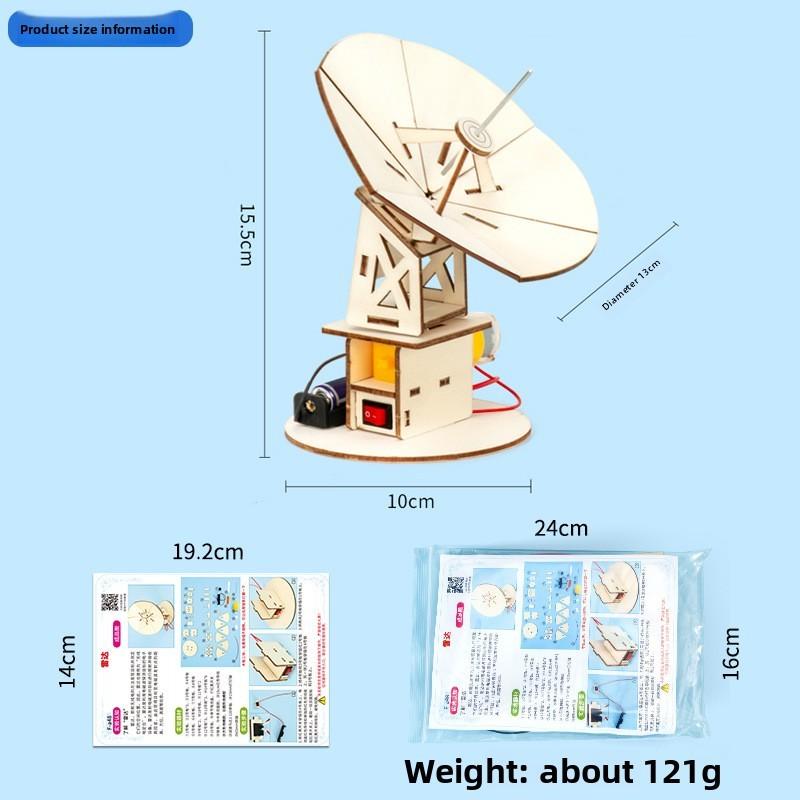 Научный набор для сборки модели детектора радара своими руками для детей, образовательная STEM-игрушка
