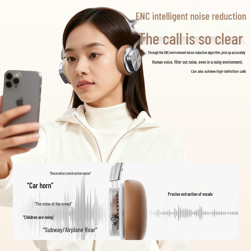 Woopin BTS03 Noise-Cancelling Bluetooth Headphones