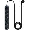 NANOCABLE 10.37.0006-NS-BK - Multiprise avec 6 Prises, 1,4 m, Noir