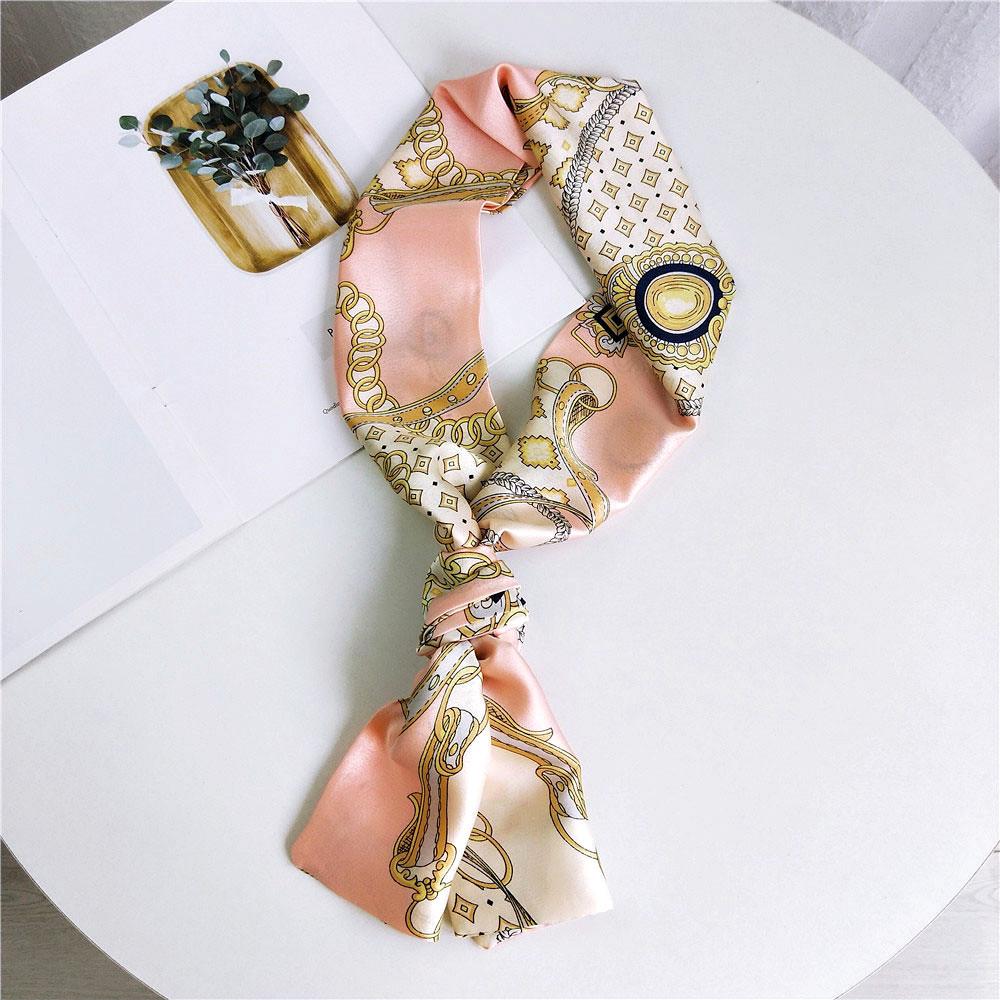 New Scarves Silk Scarves Women'S Spring And Autumn Season Long Decorative Professional Scarves Summer Thin Styles Paired With Shirts Stylish