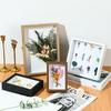 3D Wall-Mounted Solid Wood Photo Frame for Dried Flowers and Butterfly Specimens - Handmade DIY Display Stand