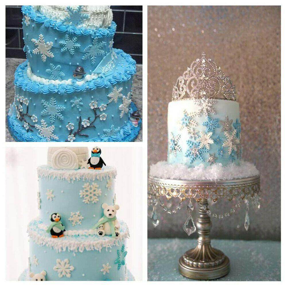 Cake Decorating Candy Christmas Baking Mould Fondant Snowflake Mold Chocolate