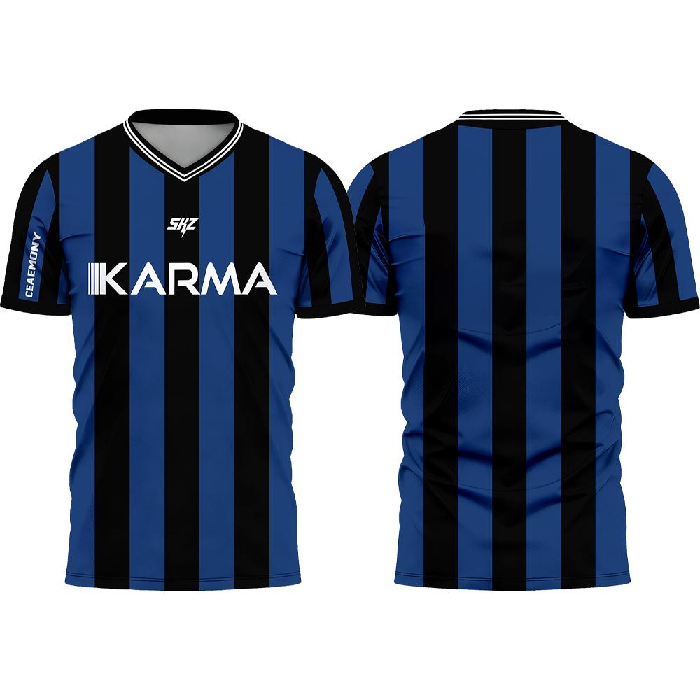 Karma SKZ Hyunjin 04 Soccer Jersey 3D Quick Dry T-Shirt For Men Women Sports Fan Tee Summer, outdoor sports, training clothes