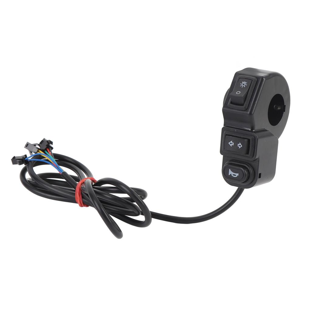 Переключатель сигнала поворота мотоцикла, фары, кабель 4,9 фута, 3 в 1, переключатель управления рулем скутера