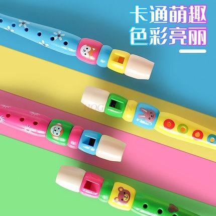 Children'S Flute Playing Musical Instrument Whistling Trumpet Clarinet Puzzle Toy Baby Primary School Students Six-Hole Flute