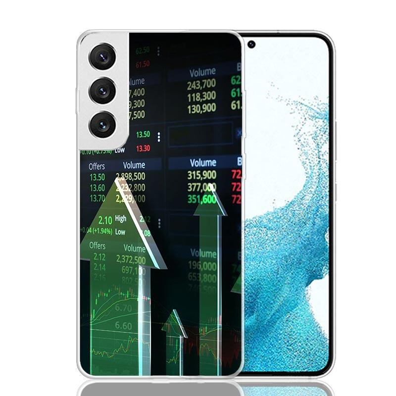 Чехол для телефона Торговля Инвестиции Форекс Фондовый рынок Для Samsung Galaxy S26 S25 Edge S24 S23 FE S22 Ultra S21 Plus S20 + Fundas Чехол
