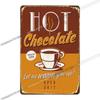 Coffee Vintage Signs Tin Metal  Art Iron Painting Decoration Cafe Pub Club Bar Retro Poster Wall Stickers Home Decor 20x30cm