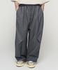 CARGOBROS Curved Wide Banding Slacks (Charcoal)