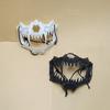 Party Skull Mask Long Teeth Demon Skeleton Half Face Mask Wolf Dragon Tiger Houjuu Nue Mask Cosplay Halloween Costume Props