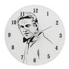 Hometime Iconic Collection Стеклянные настенные часы 30 см Икона крутых 60-х