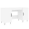 VidaXL White Desk 140x50x75 Cm Engineered Wood 829540