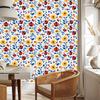 Ladybugs Wallpaper White and Blue for Living Room and Bedroom 50x1000