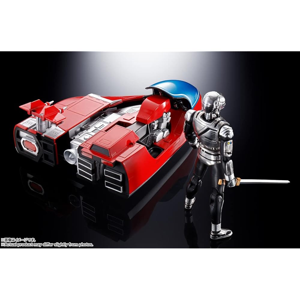 TAMASHII NATIONS Chogokin Космический Шериф Гаван и Кибериан 100 мм и 140 мм Литой металл и АБС Пластик Окрашенная Фигурка