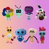 Dandy's World Plush Cute Dandy World Scrap Stuffed Horror Game Goob Pebble Plushie Soft Pillow Doll Children Gifts Doll