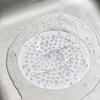 Shower Drain Filter Round Bathroom Supplies Reusable Floor Shower Drain Bathtub Sink Filter Hair Catcher Durable Anti-clogging
