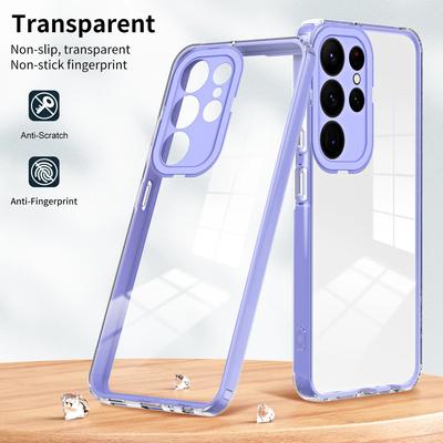 Роскошный прозрачный HD-чехол 3-в-1 для Samsung Galaxy S24 S24Plus S24Ultra S23 Ultra S23FE S22 S23 Plus противоударный чехол на 360°