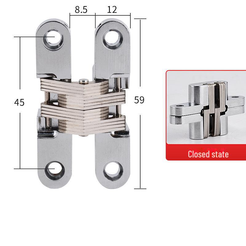 Скрытая крестообразная петля из цинкового сплава 180° для обеденных столов