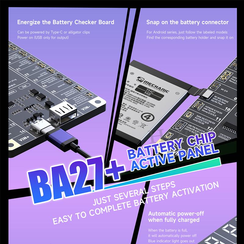 MECHANIC Battery Active Panel Fast Charge Detection Board For iPhone 6-16 Pro Max Samsung Xiaomi Android Phone Activation