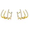 Zircon Irregular Earrings