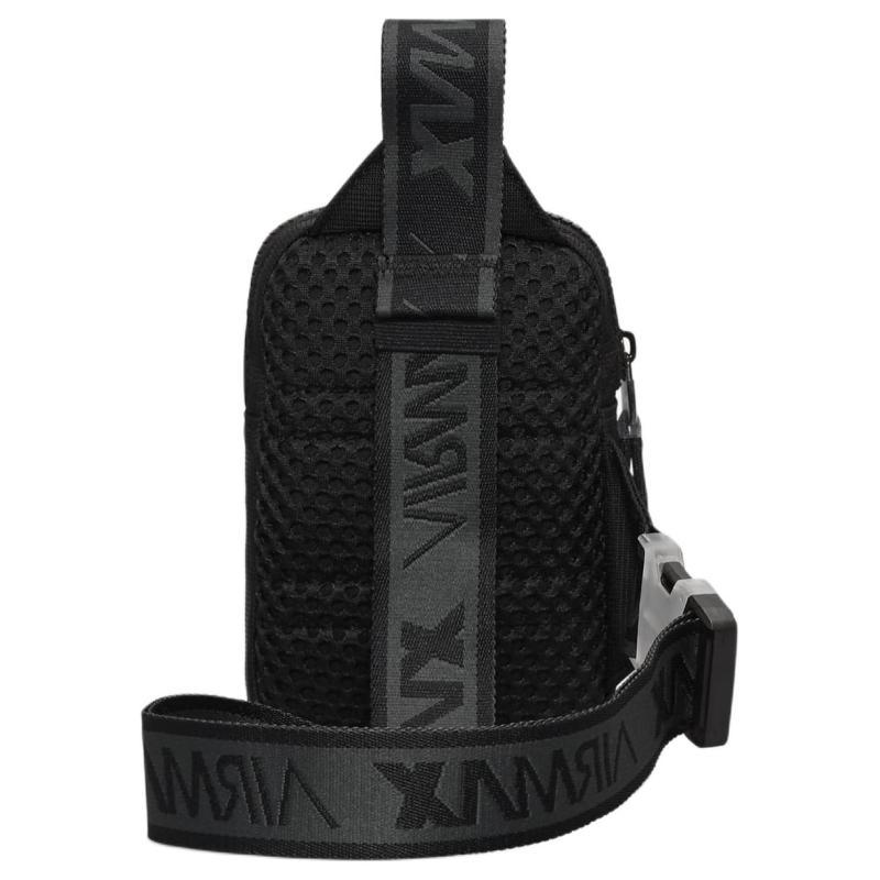 Nike Нейлоновая сумка-слинг, сумка кроссбоди обычная унисекс черная и светоотражающая серебристая повседневная HF6994-010