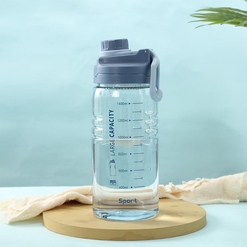 Фитнес-бутылка для воды с фильтром, 1,5 л, 2200 мл, вместительная питьевая емкость для походов, фитнеса, для мужчин и женщин, для кемпинга, на открытом воздухе, практичное использование