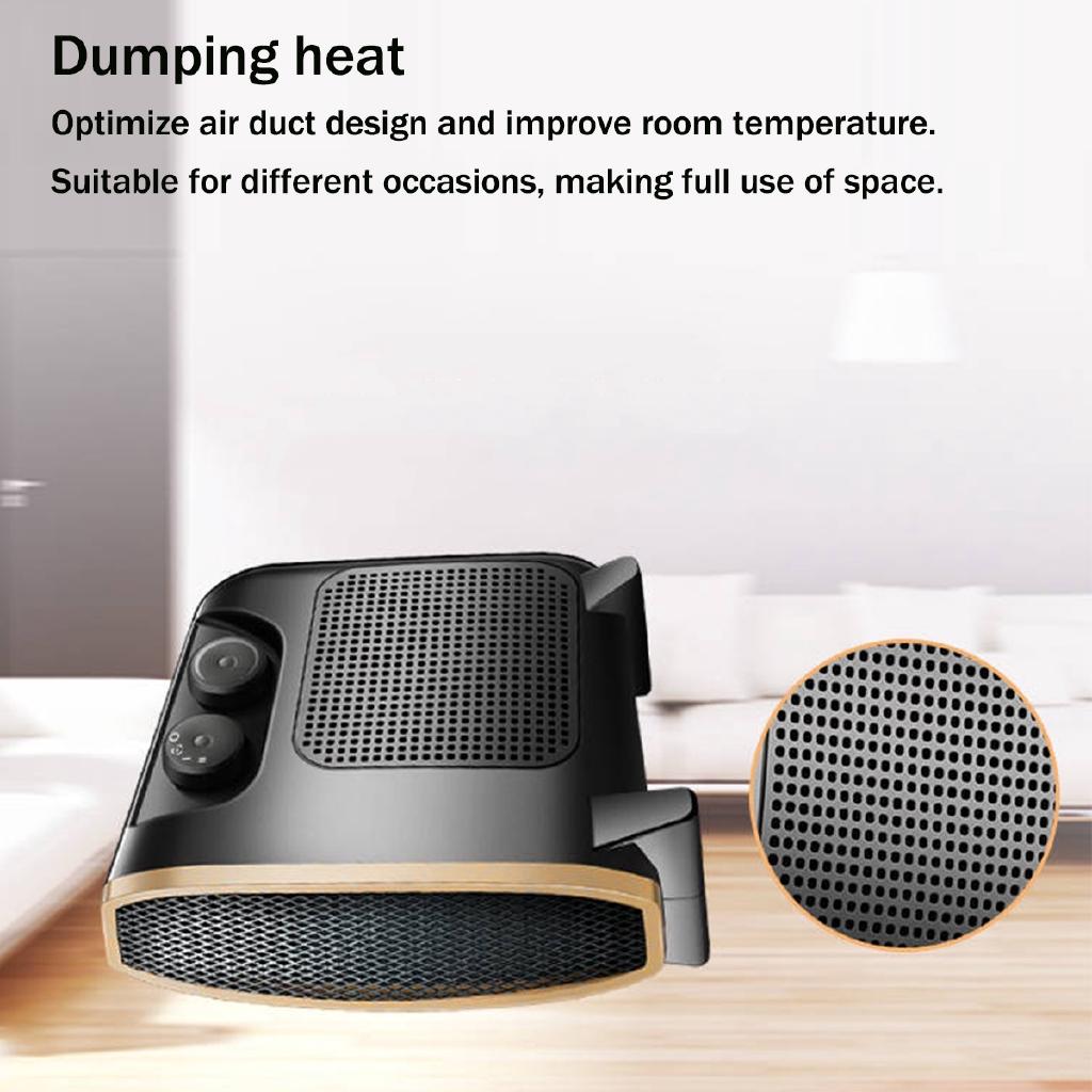 220 В Мини Портативный Электрический Обогреватель Вентилятор 1500 Вт Удобный Воздухонагреватель Бесшумный Дом/Офис Интеллектуальный Контроль Температуры