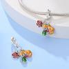 2026 Three-piece Series Flamingo Little Prince Charm Pendant Beads Jewelry Bracelet Accessories Female 925 Silver