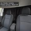 Car Divider Curtain Sun Protection Car Curtain Travel Privacy Removable Front and Rear Car Interior Divider Curtain Sun Visor Heat Protection