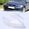 1Pair Car Headlight Lenses Cover Shell for BMW 3 Series E90 Sedan E91 Wagon Touring 2004-2008 Pre-facelift Left Right Clear Lens