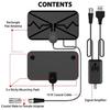 Premium ABS Material TV Antennae Magnified Receiver For 1080P Intelligent TVs 250Km Scope Capability