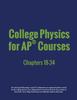 Книга College Physics for AP(R) Courses : Part 2: Chapters 18-34