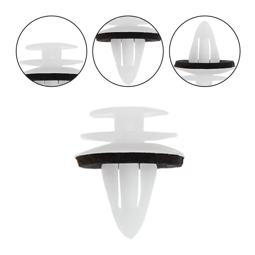 10 шт. фиксатор обшивки двери пластиковые заклепки для Nissan March K12 Avenir W11 NV200 M20 Patrol Y61 Prairie M12 Expert VW11