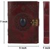 Vintage Leather Diary for Men and Woman Size 7 X 5 Inch Color Brown/Leather Vintage Notebook for Writing.