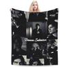 Дневники вампира Дамон Сальваторе Пледы Флис С принтом Многофункциональный Супер теплый плед для постельного белья Постельное белье Пледы