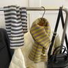 Autumn and Winter Atmosphere Scarf To Keep Warm and Color Blocked Retro Student Scarf Contrasting Color Stripes Korean Gentle Ins Style Girl