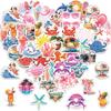 50 Cartoon Summer Tide Graffiti Stickers Personalized Decorative Guitar Notebook Suitcase DIY Waterproof