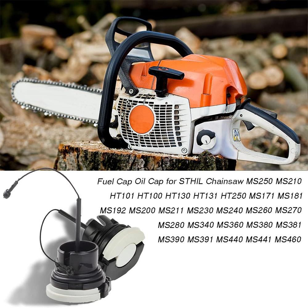 Fuel Cap Oil Cap for STHIL MS210 MS230 MS240 MS250  MS260 MS340 MS360 MS200 MS192T 021 023 024 025 026 034 036 Chainsaw Replace