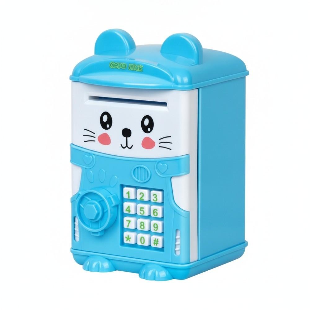 Cartoon Fingerprint Piggy Bank Fingerprint Unlock Electronic Bank Safe Box Household