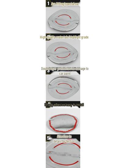 Защитная пленка и декоративная наклейка на крышку топливного бака Yibo, совместимые с 13 моделями