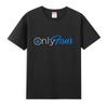 Мужская футболка 2024 повседневная с логотипом OnlyFans футболка с принтом оверсайз спортивные топы дышащие удобные стритвир S3XL крутая футболка