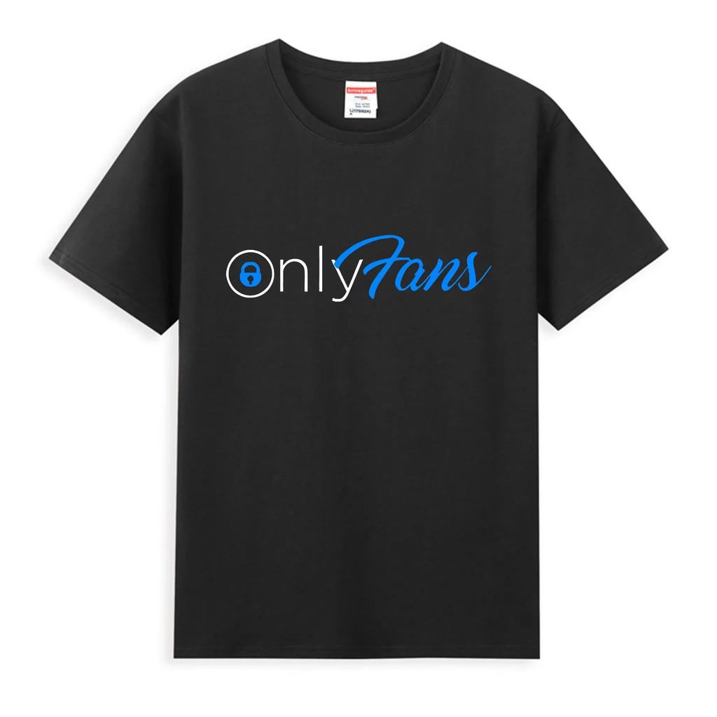 Мужская футболка 2024 повседневная с логотипом OnlyFans футболка с принтом оверсайз спортивные топы дышащие удобные стритвир S3XL крутая футболка