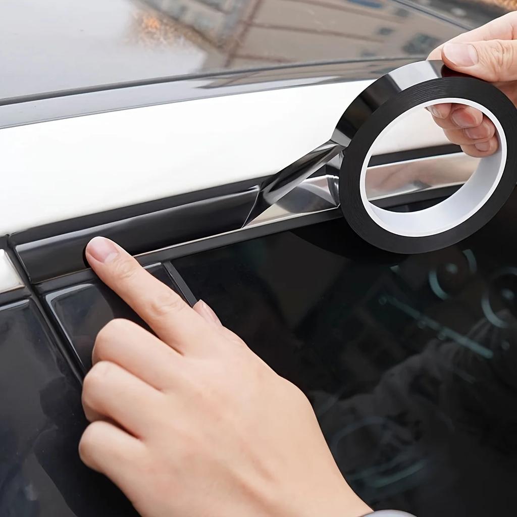 Автомобильные наклейки Ярко-черный Защитная накладка на кромку автомобильного окна Защитная полоса от царапин на кузов/дверь автомобиля Декоративная Amagi