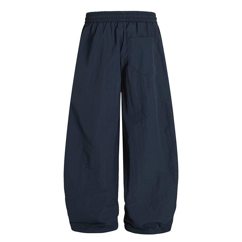 Men Women Streetwear Cargo Pants With Striped Panel Design Relaxed Fit Straight Leg Trousers Casual Wear