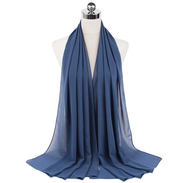 Muslim Women Bubble Crinkle Summer Thin Veil Hijab High Quality Solid Color Soft Long Shawls Foulard Islamic Arab Headscarf New