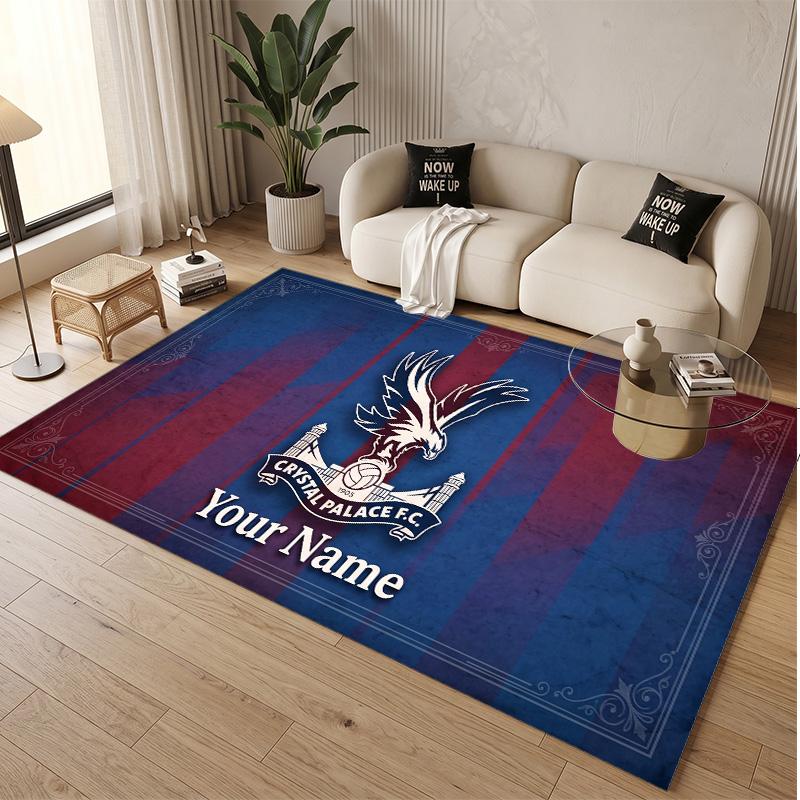Personalized Crystal Velvet Carpet Crystal Palace Pattern Non Slip Floor Rug