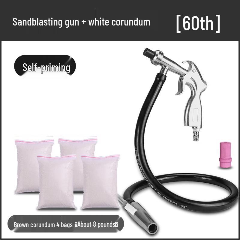 Tianfeng Handheld Pneumatic Sandblasting Gun - Rust Remover & Metal Refurbisher