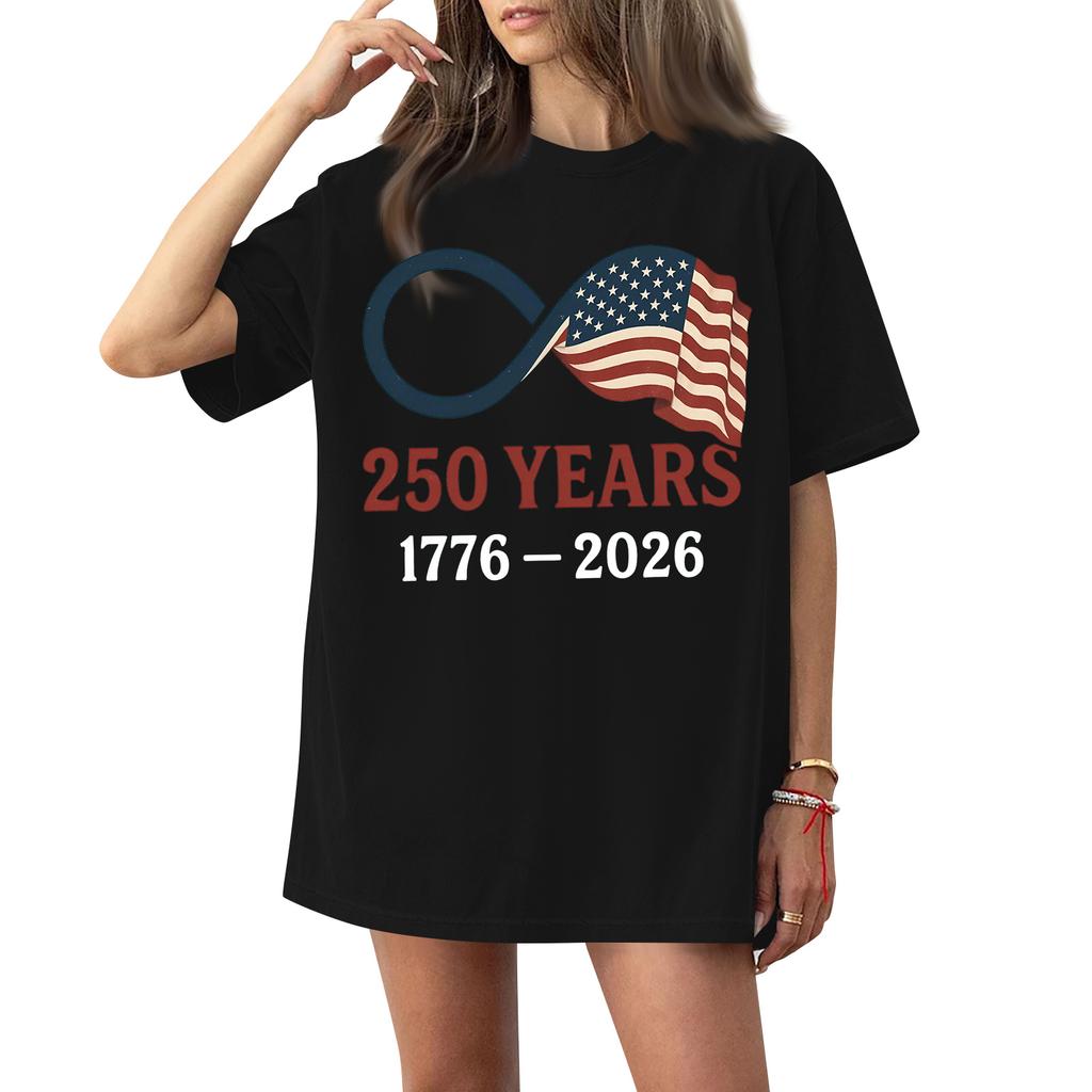 Женская футболка с круглым вырезом и короткими рукавами с принтом