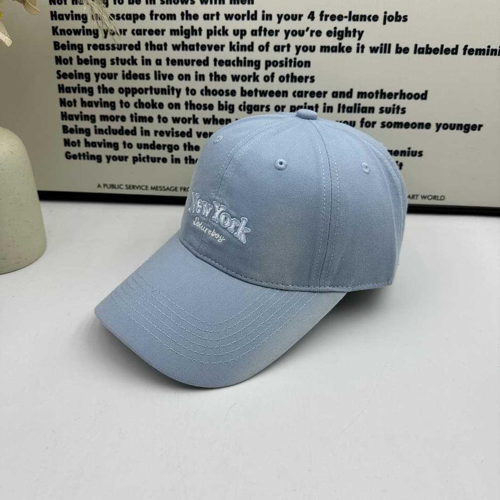 Spring and summer hat women's new soft top cap fashionable versatile sunscreen hat showing face small casual baseball cap tide
