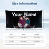 Custom Text Beach Towel, Soft Absorbent Swimming Multi-use TowelDandadan