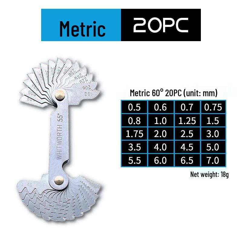 Американский стандартный метрический и дюймовый резьбовой калибр-пробка и шаблон